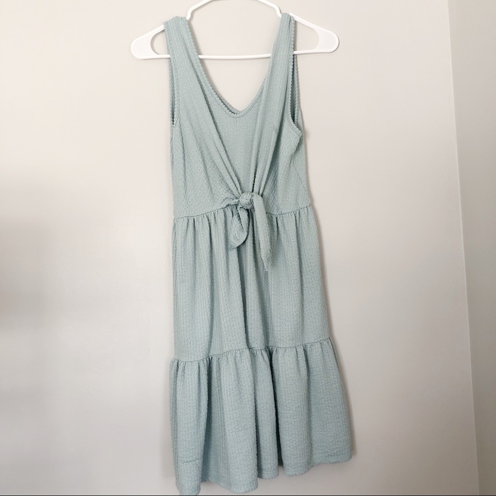 Caution to the Wind Tie Dress